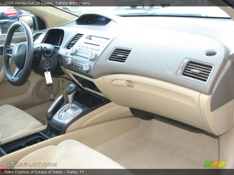 Taffeta White / Ivory 2006 Honda Civic LX Coupe