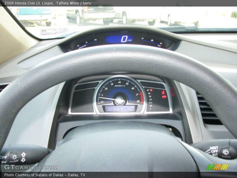 Taffeta White / Ivory 2006 Honda Civic LX Coupe