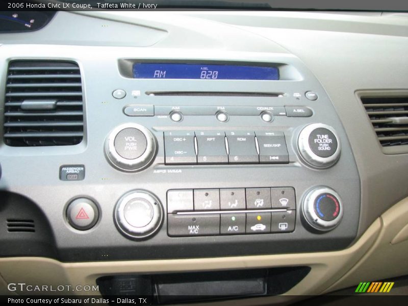 Taffeta White / Ivory 2006 Honda Civic LX Coupe