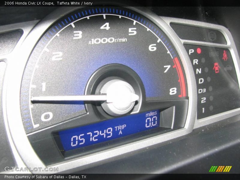 Taffeta White / Ivory 2006 Honda Civic LX Coupe