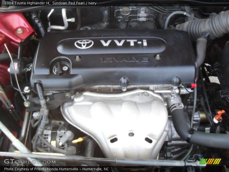  2004 Highlander I4 Engine - 2.4 Liter DOHC 16-Valve VVT-i 4 Cylinder