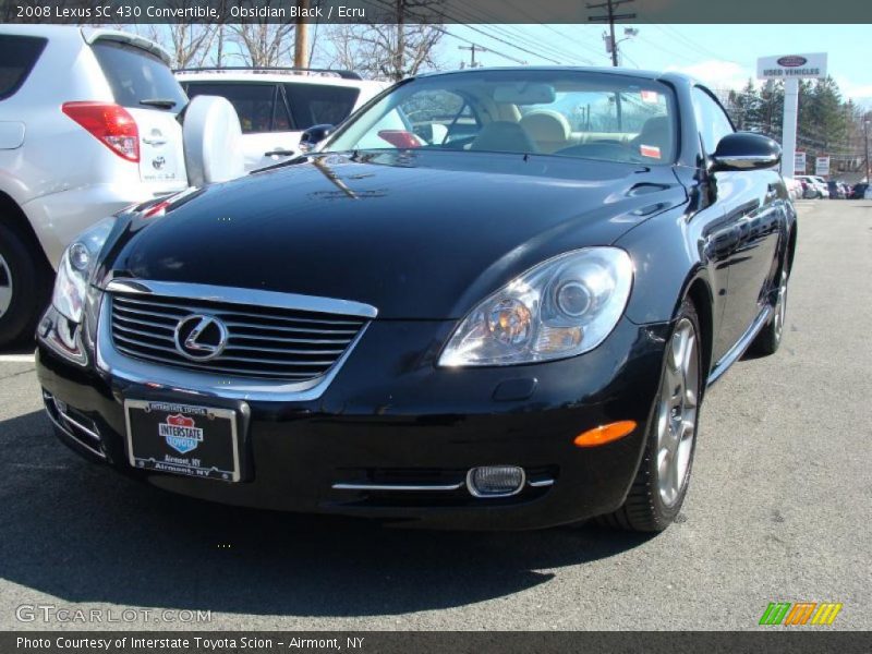 Obsidian Black / Ecru 2008 Lexus SC 430 Convertible