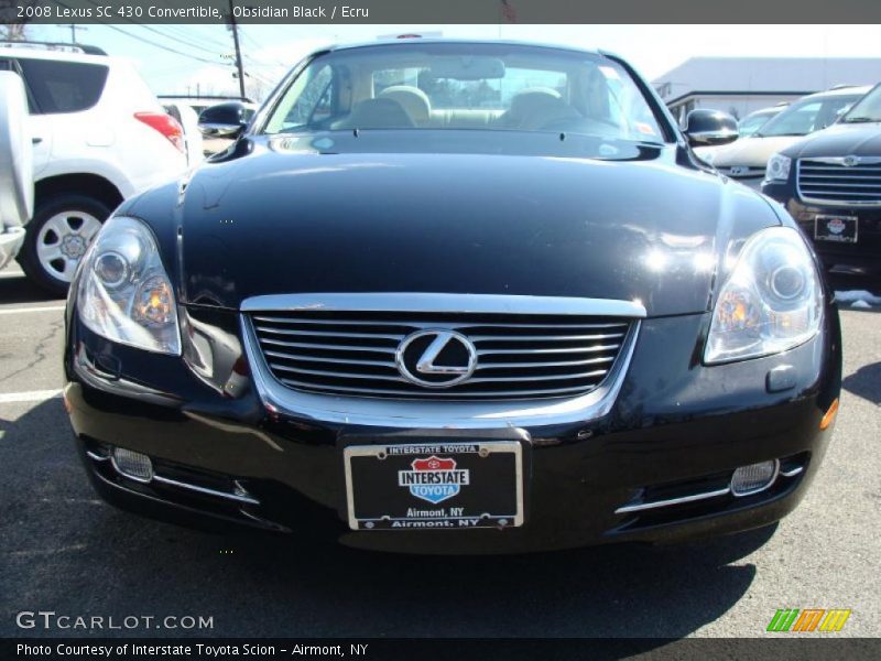 Obsidian Black / Ecru 2008 Lexus SC 430 Convertible