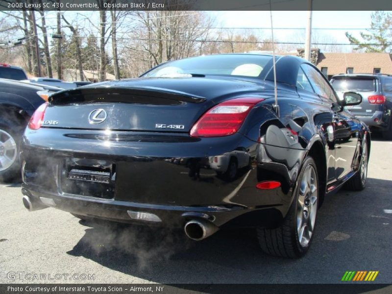  2008 SC 430 Convertible Obsidian Black
