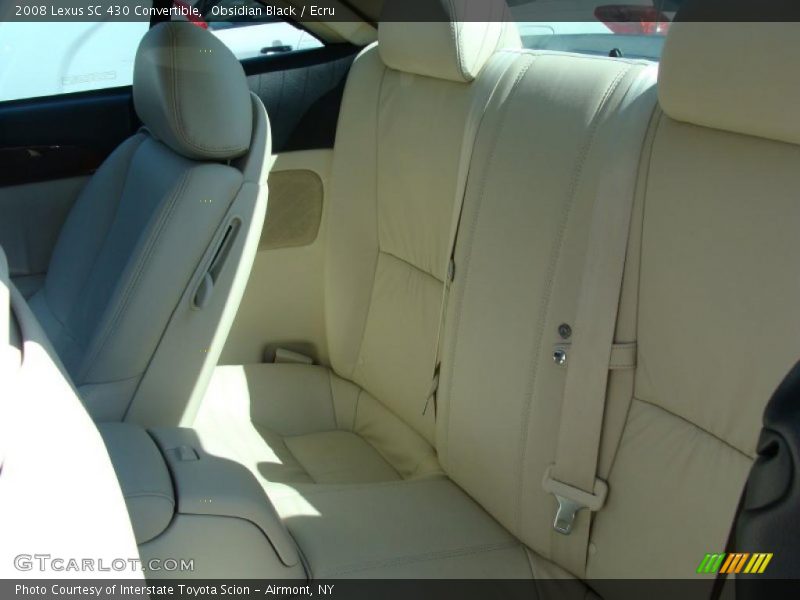 Obsidian Black / Ecru 2008 Lexus SC 430 Convertible