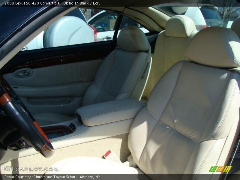 Obsidian Black / Ecru 2008 Lexus SC 430 Convertible