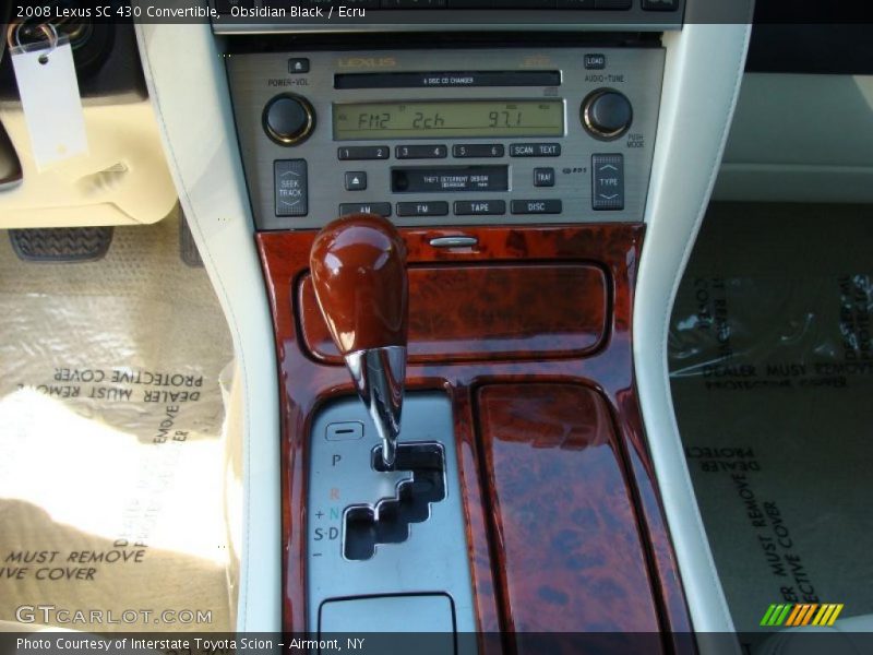 Controls of 2008 SC 430 Convertible
