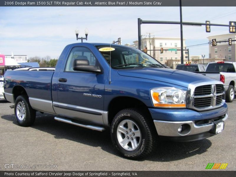 Atlantic Blue Pearl / Medium Slate Gray 2006 Dodge Ram 1500 SLT TRX Regular Cab 4x4