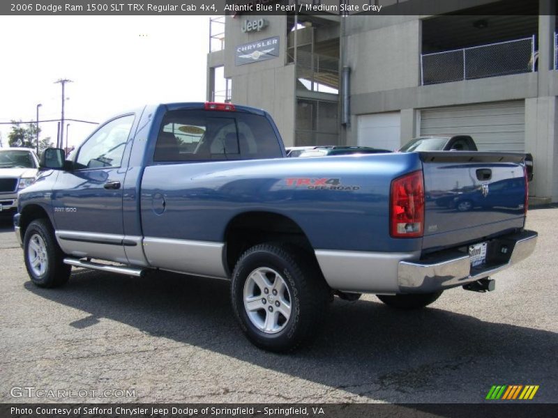 Atlantic Blue Pearl / Medium Slate Gray 2006 Dodge Ram 1500 SLT TRX Regular Cab 4x4