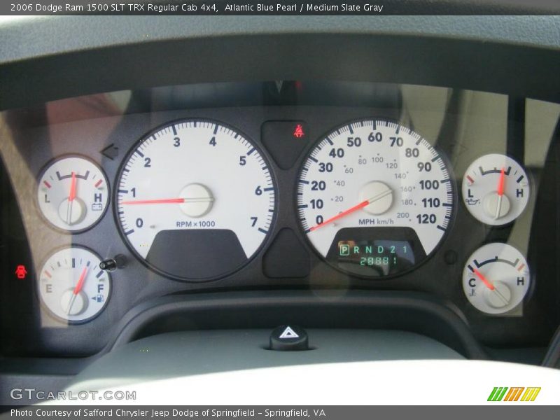  2006 Ram 1500 SLT TRX Regular Cab 4x4 SLT TRX Regular Cab 4x4 Gauges