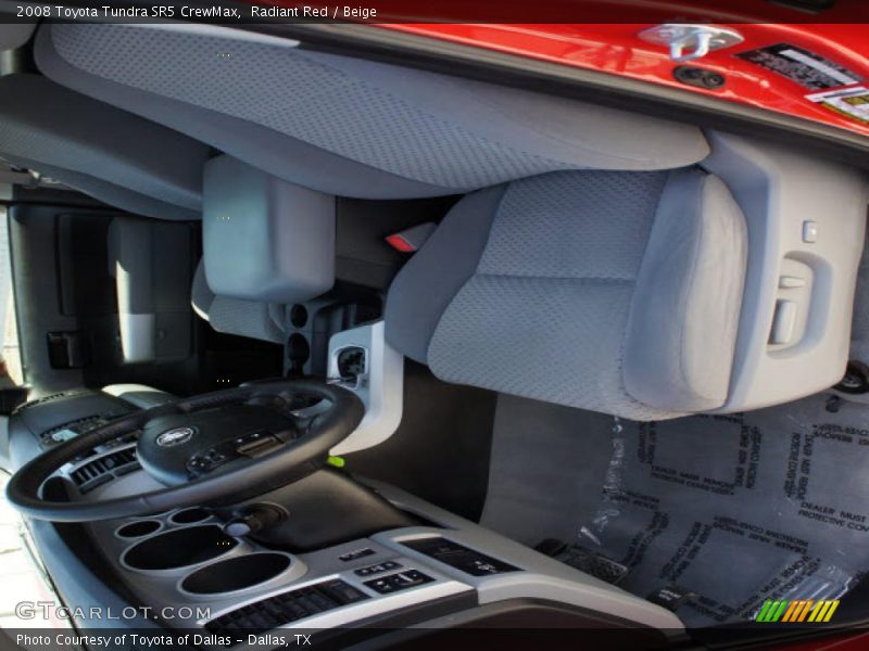 Radiant Red / Beige 2008 Toyota Tundra SR5 CrewMax
