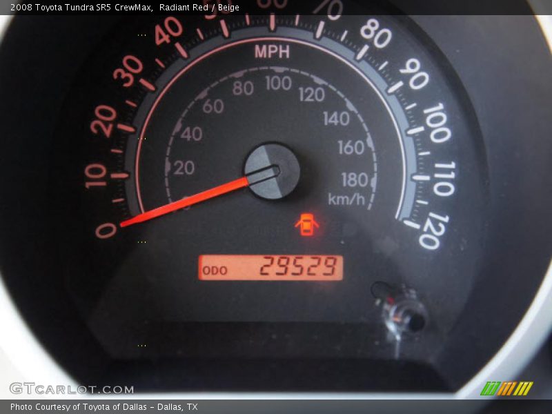 Radiant Red / Beige 2008 Toyota Tundra SR5 CrewMax