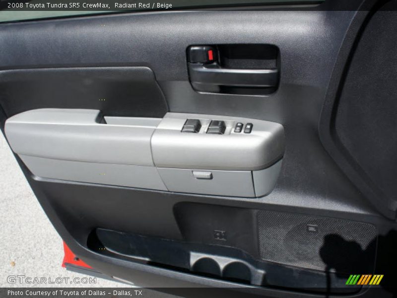 Radiant Red / Beige 2008 Toyota Tundra SR5 CrewMax