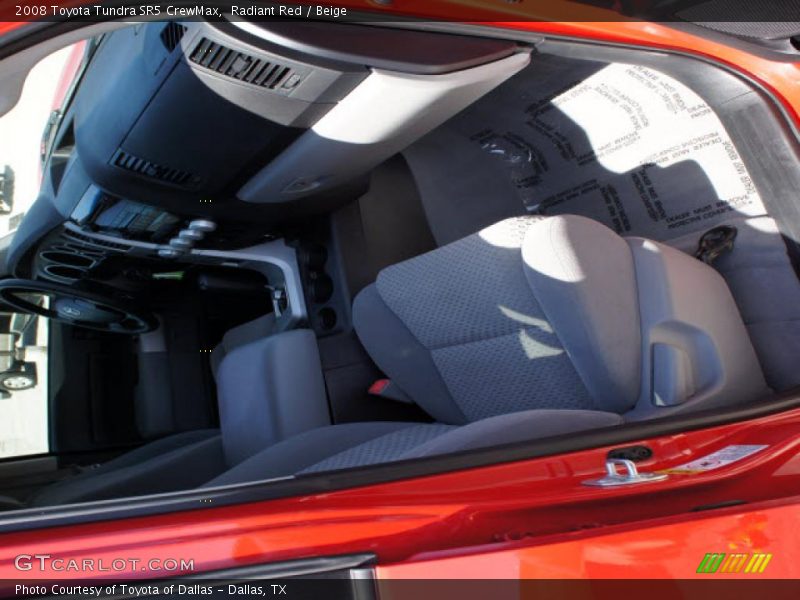 Radiant Red / Beige 2008 Toyota Tundra SR5 CrewMax