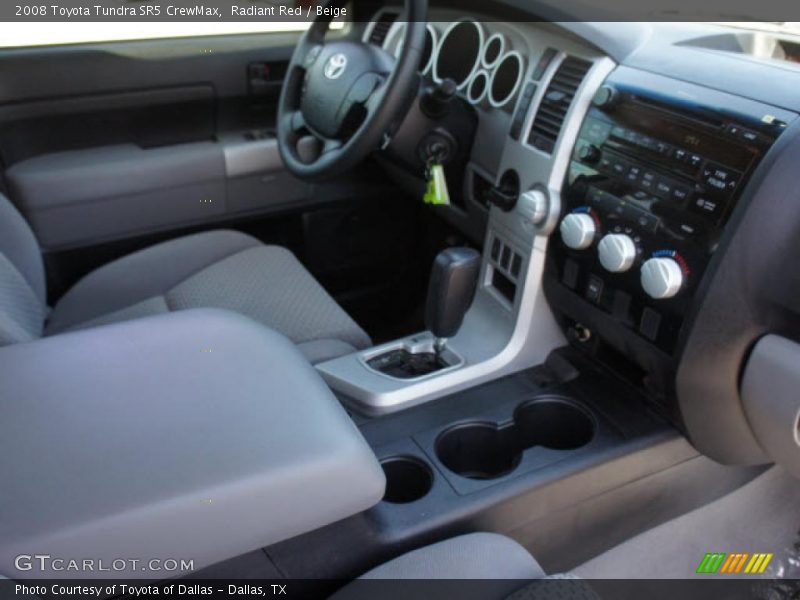 Radiant Red / Beige 2008 Toyota Tundra SR5 CrewMax