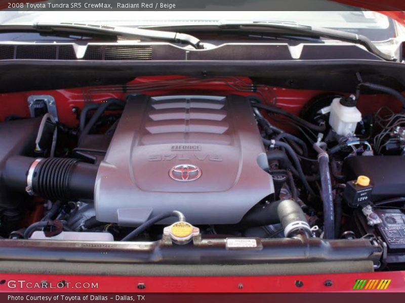 Radiant Red / Beige 2008 Toyota Tundra SR5 CrewMax