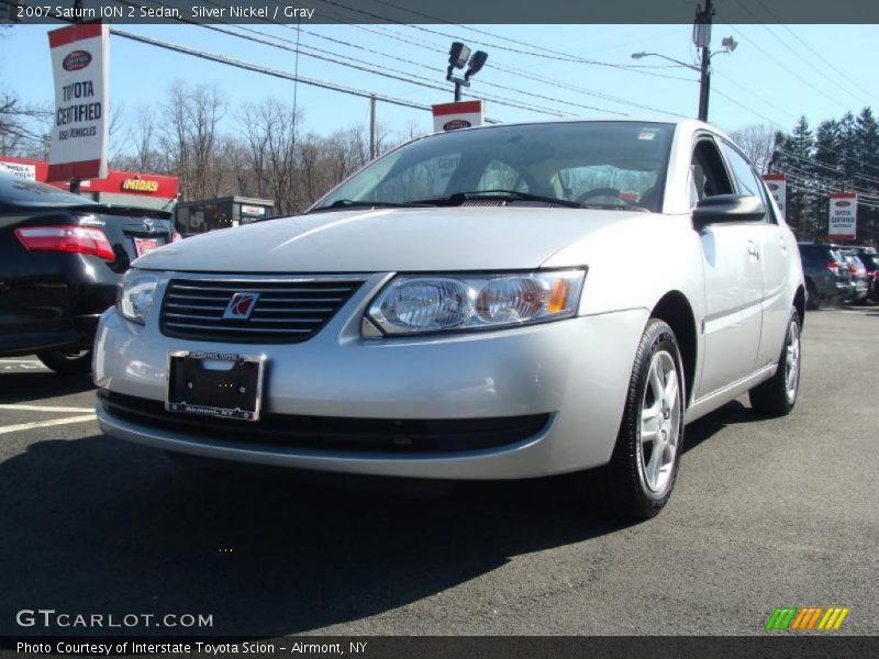 Silver Nickel / Gray 2007 Saturn ION 2 Sedan