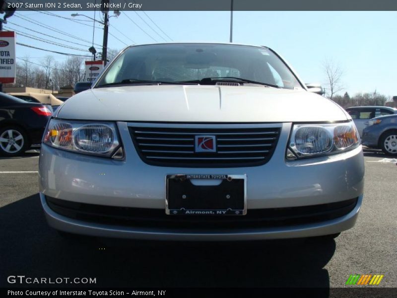 Silver Nickel / Gray 2007 Saturn ION 2 Sedan