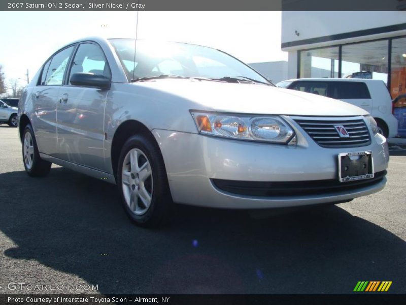 Silver Nickel / Gray 2007 Saturn ION 2 Sedan