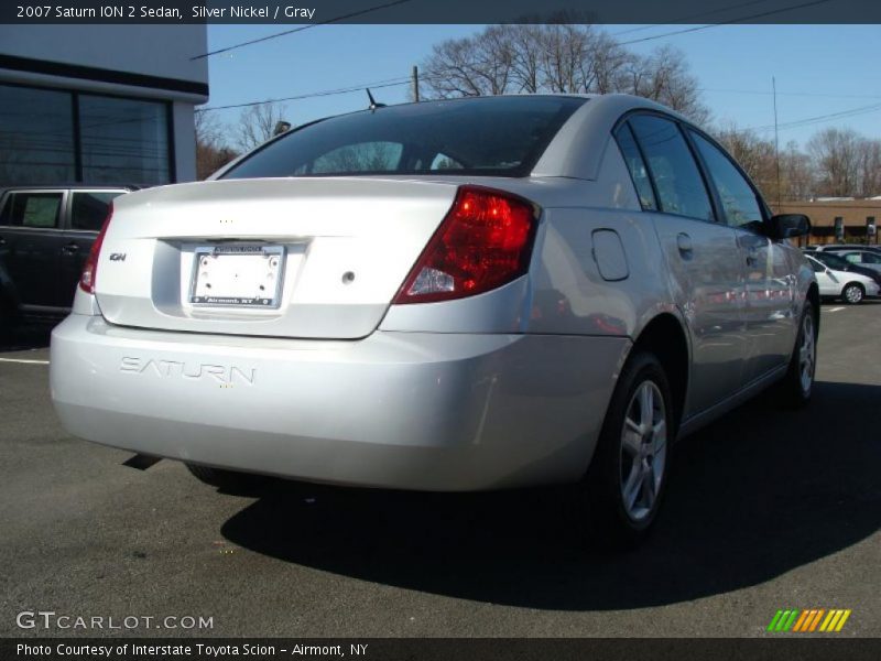 Silver Nickel / Gray 2007 Saturn ION 2 Sedan