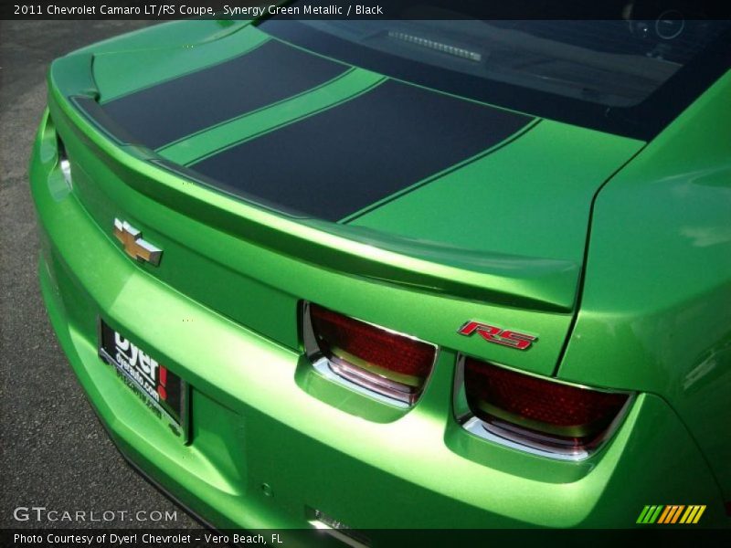 Synergy Green Metallic / Black 2011 Chevrolet Camaro LT/RS Coupe