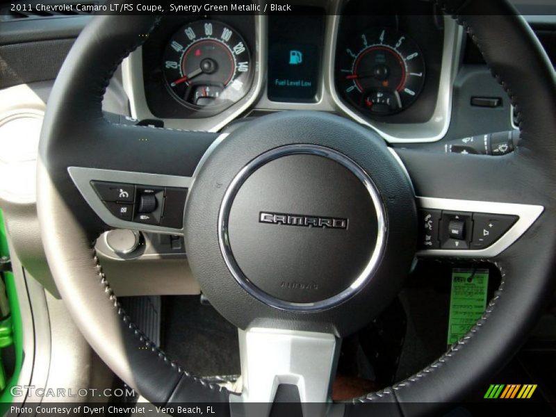 Synergy Green Metallic / Black 2011 Chevrolet Camaro LT/RS Coupe