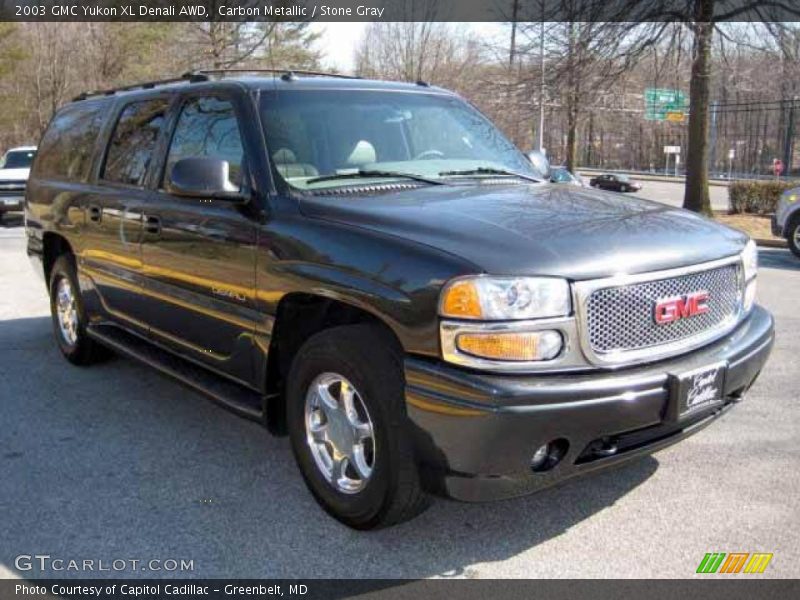 Carbon Metallic / Stone Gray 2003 GMC Yukon XL Denali AWD