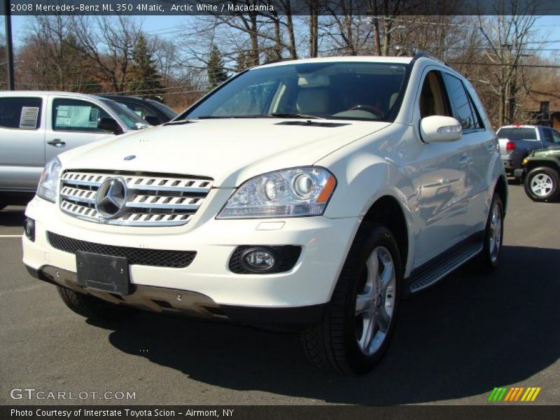 Arctic White / Macadamia 2008 Mercedes-Benz ML 350 4Matic