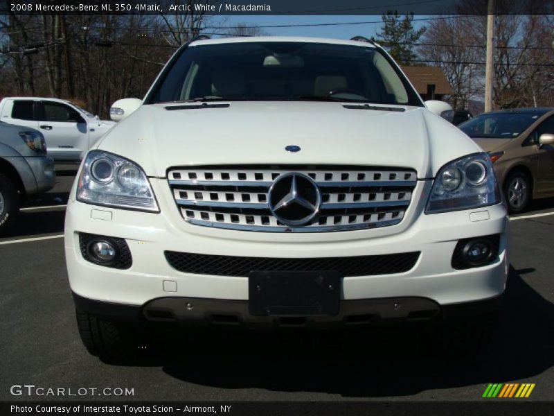 Arctic White / Macadamia 2008 Mercedes-Benz ML 350 4Matic