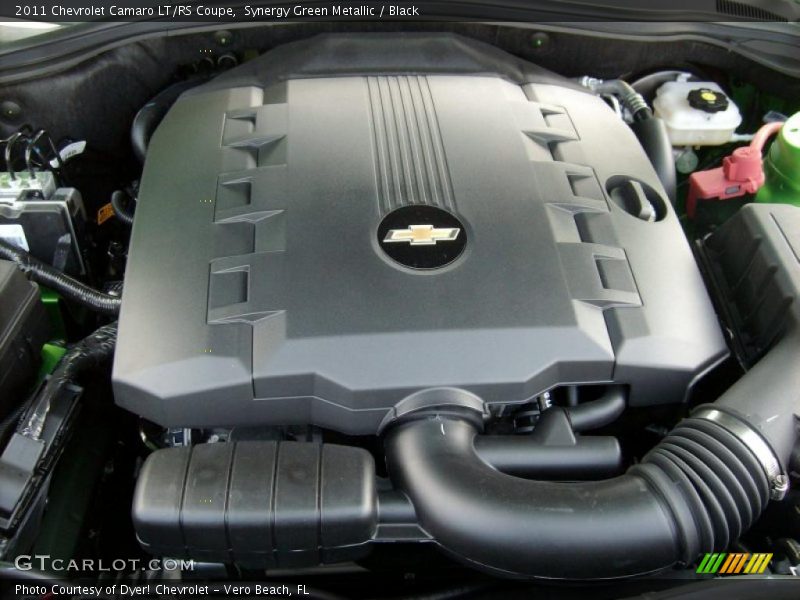 Synergy Green Metallic / Black 2011 Chevrolet Camaro LT/RS Coupe