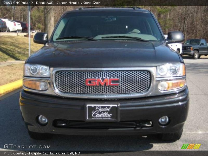 Carbon Metallic / Stone Gray 2003 GMC Yukon XL Denali AWD