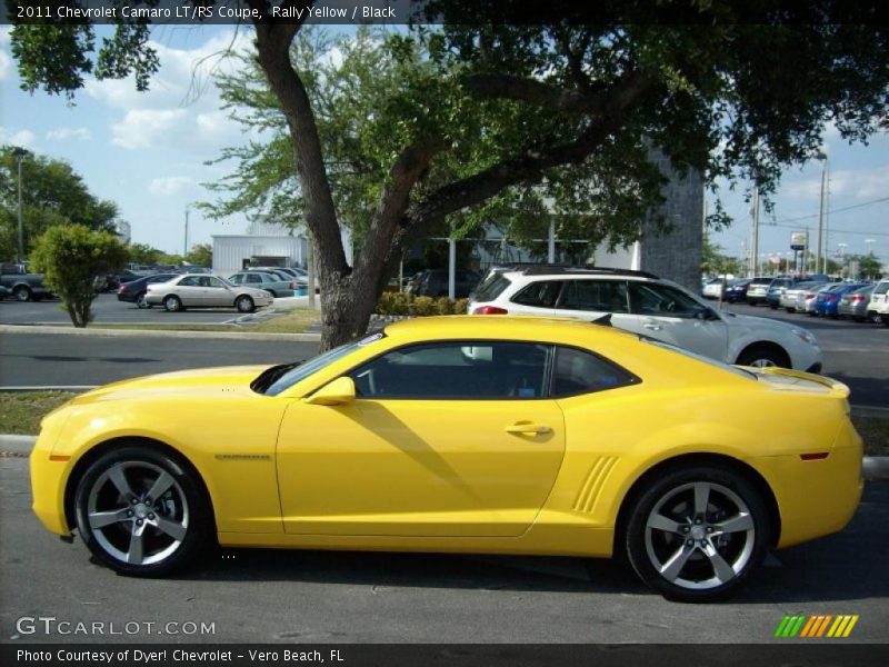 Rally Yellow / Black 2011 Chevrolet Camaro LT/RS Coupe