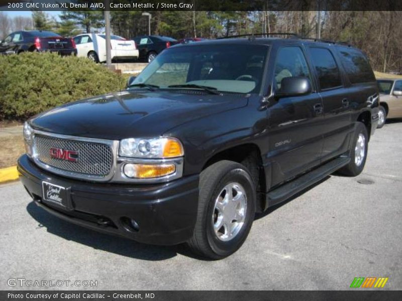 Carbon Metallic / Stone Gray 2003 GMC Yukon XL Denali AWD