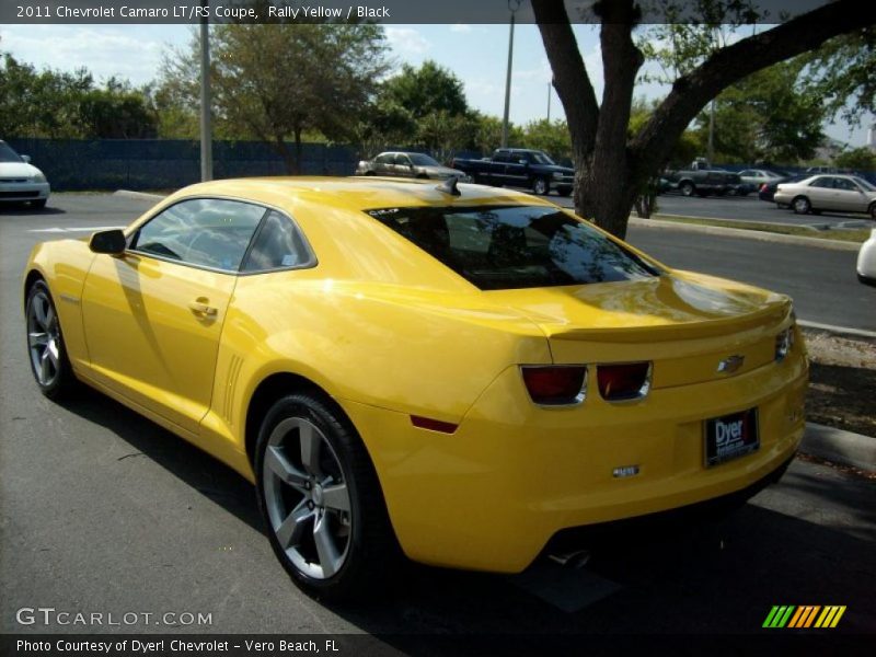 Rally Yellow / Black 2011 Chevrolet Camaro LT/RS Coupe