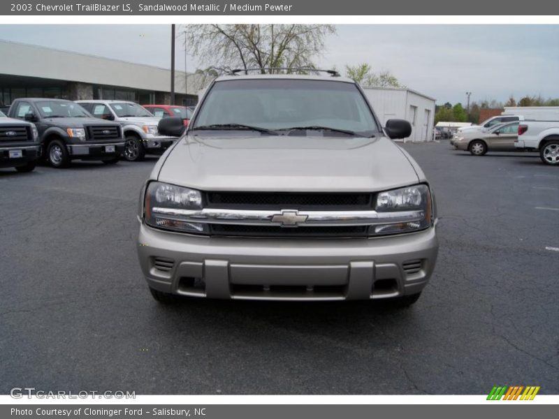 Sandalwood Metallic / Medium Pewter 2003 Chevrolet TrailBlazer LS