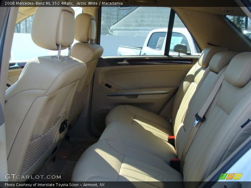 Arctic White / Macadamia 2008 Mercedes-Benz ML 350 4Matic