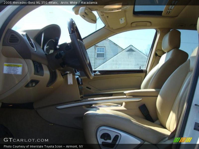 Arctic White / Macadamia 2008 Mercedes-Benz ML 350 4Matic