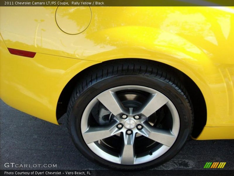 Rally Yellow / Black 2011 Chevrolet Camaro LT/RS Coupe
