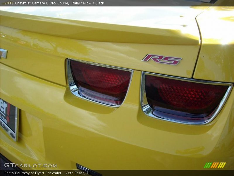 Rally Yellow / Black 2011 Chevrolet Camaro LT/RS Coupe