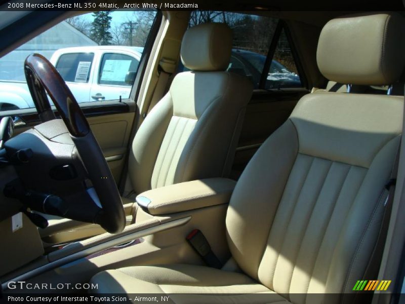 Arctic White / Macadamia 2008 Mercedes-Benz ML 350 4Matic