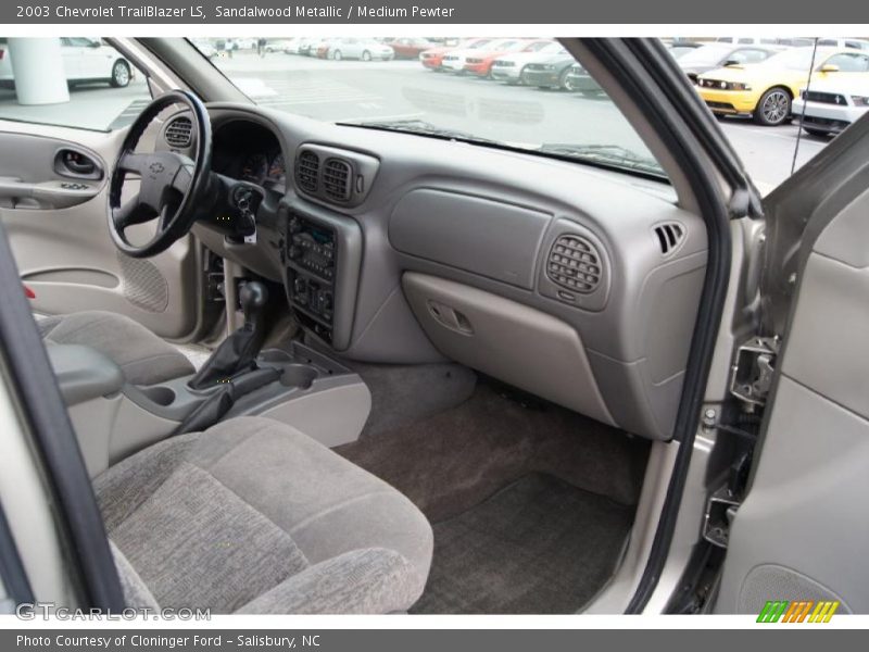 Sandalwood Metallic / Medium Pewter 2003 Chevrolet TrailBlazer LS