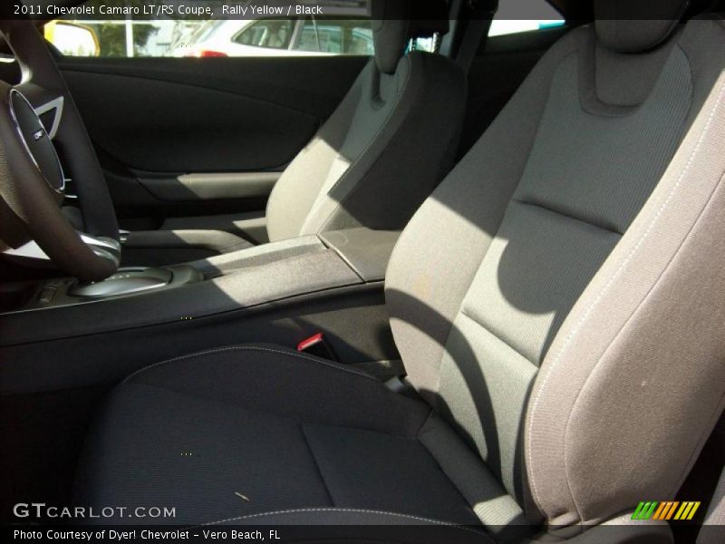 Rally Yellow / Black 2011 Chevrolet Camaro LT/RS Coupe
