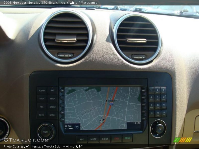 Arctic White / Macadamia 2008 Mercedes-Benz ML 350 4Matic