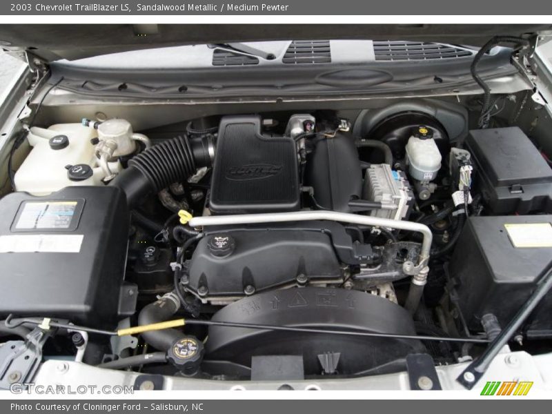 Sandalwood Metallic / Medium Pewter 2003 Chevrolet TrailBlazer LS