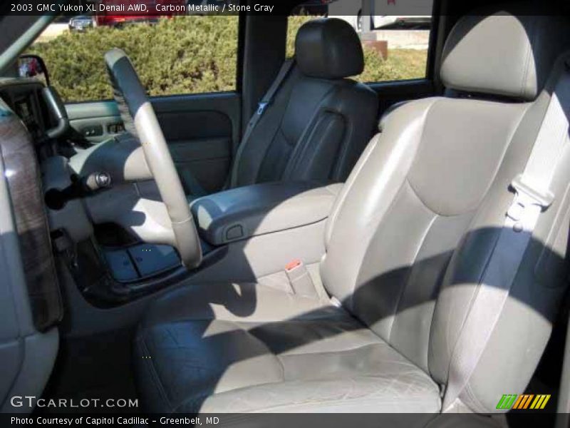 Carbon Metallic / Stone Gray 2003 GMC Yukon XL Denali AWD