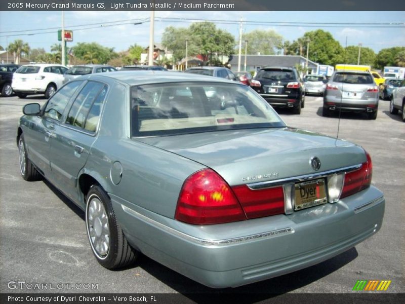 Light Tundra Metallic / Medium Parchment 2005 Mercury Grand Marquis GS