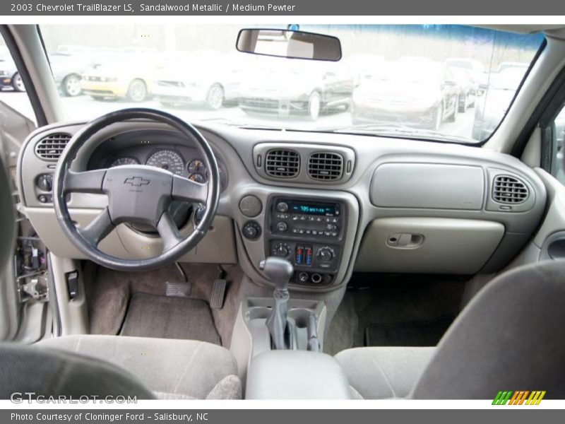 Sandalwood Metallic / Medium Pewter 2003 Chevrolet TrailBlazer LS