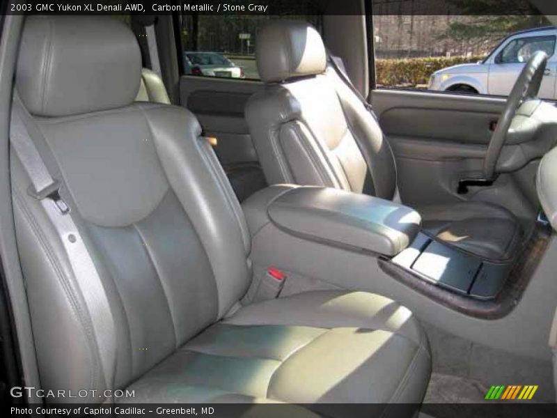 Carbon Metallic / Stone Gray 2003 GMC Yukon XL Denali AWD
