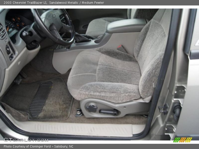 Sandalwood Metallic / Medium Pewter 2003 Chevrolet TrailBlazer LS