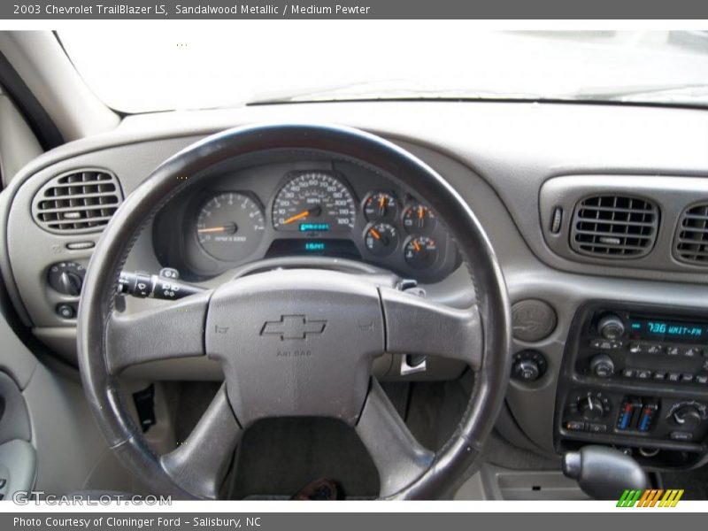Sandalwood Metallic / Medium Pewter 2003 Chevrolet TrailBlazer LS